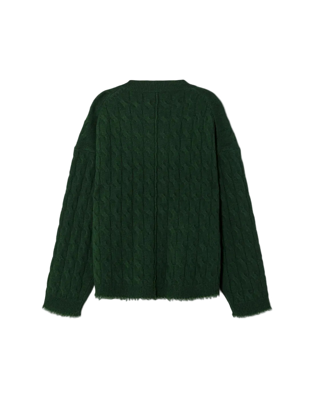 Cable V-Neck Pullover