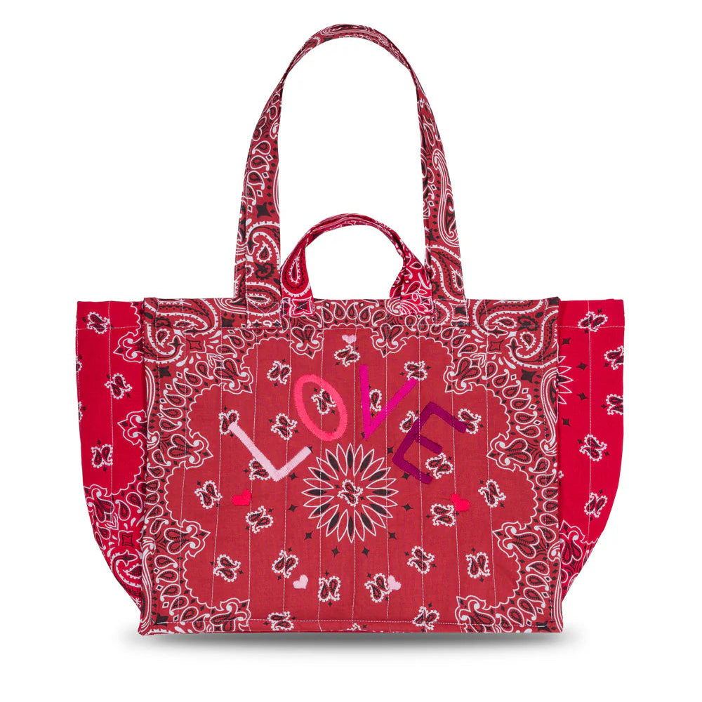 Maxi Quilted Love Tote