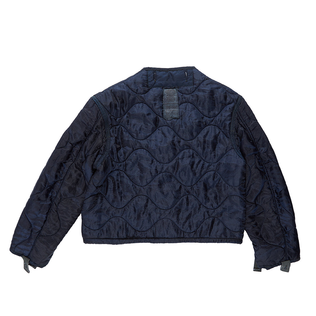 Military Liner Jacket with Drawstring