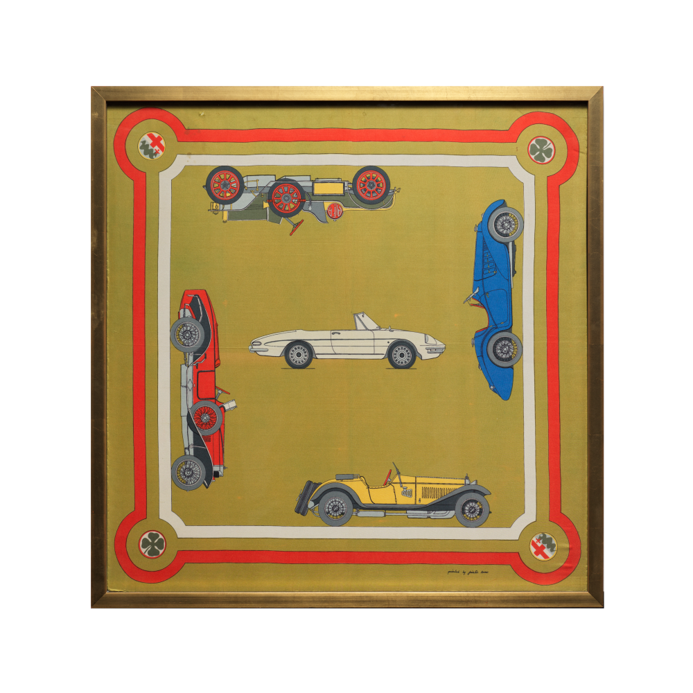 Alfa Romeo 60s Framed Scarf
