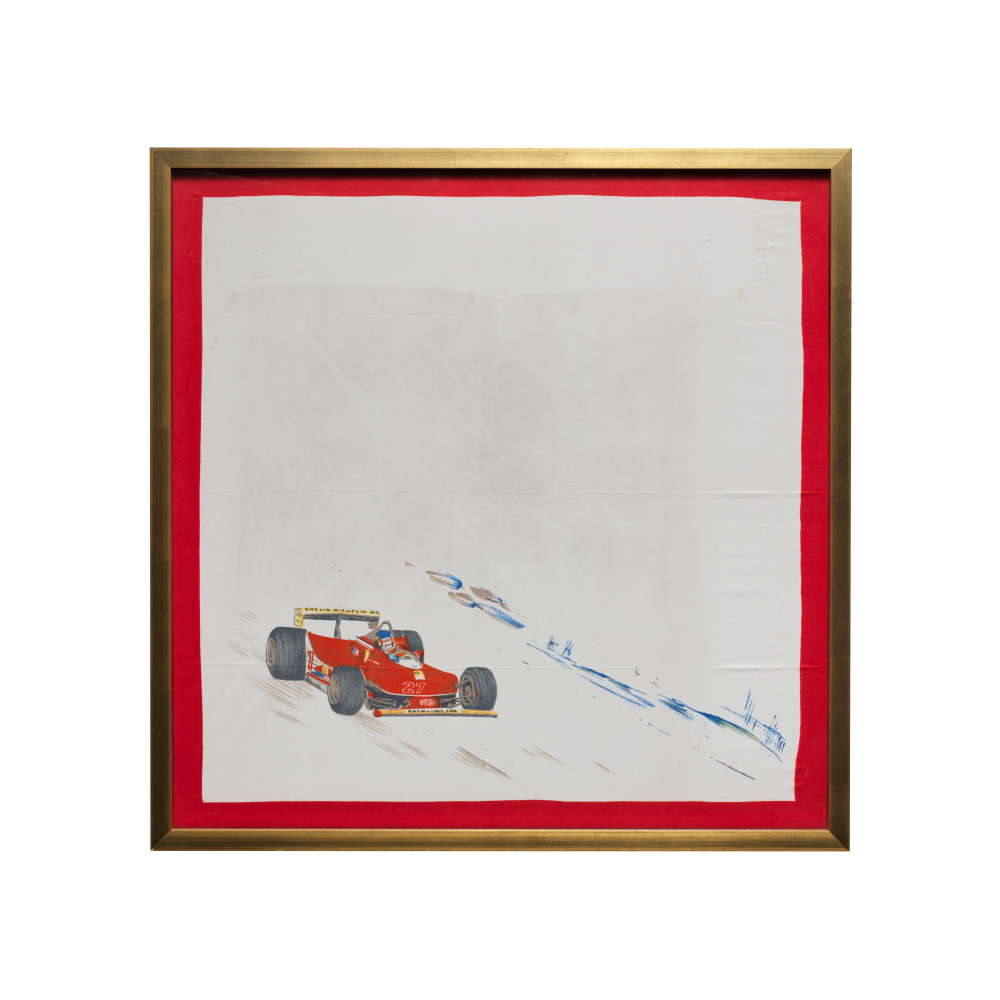 Ferrari 312 T5 Framed Scarf