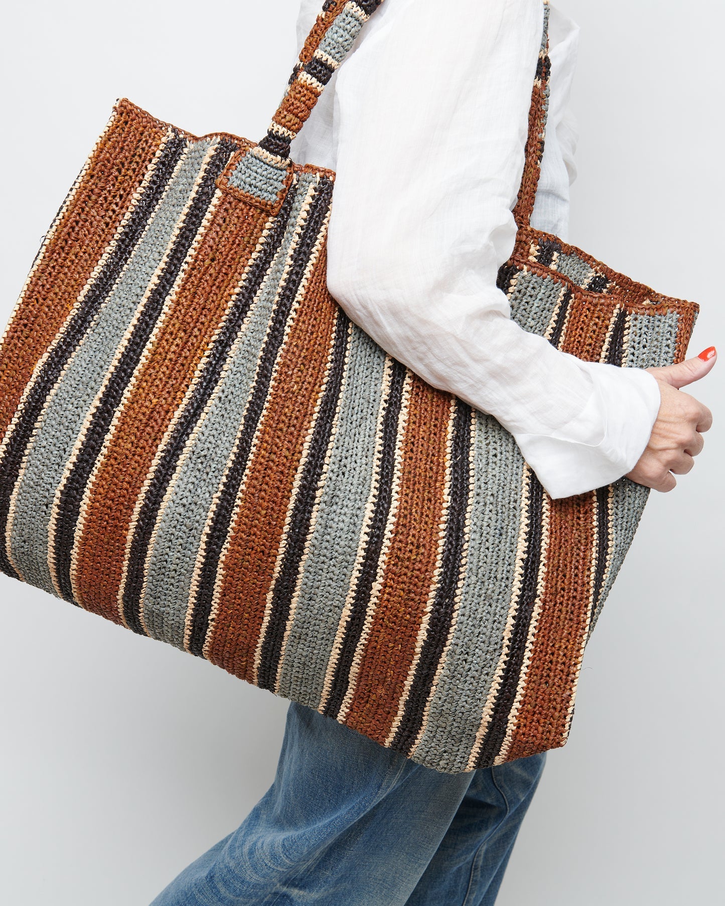 Weekender Raffia Bag