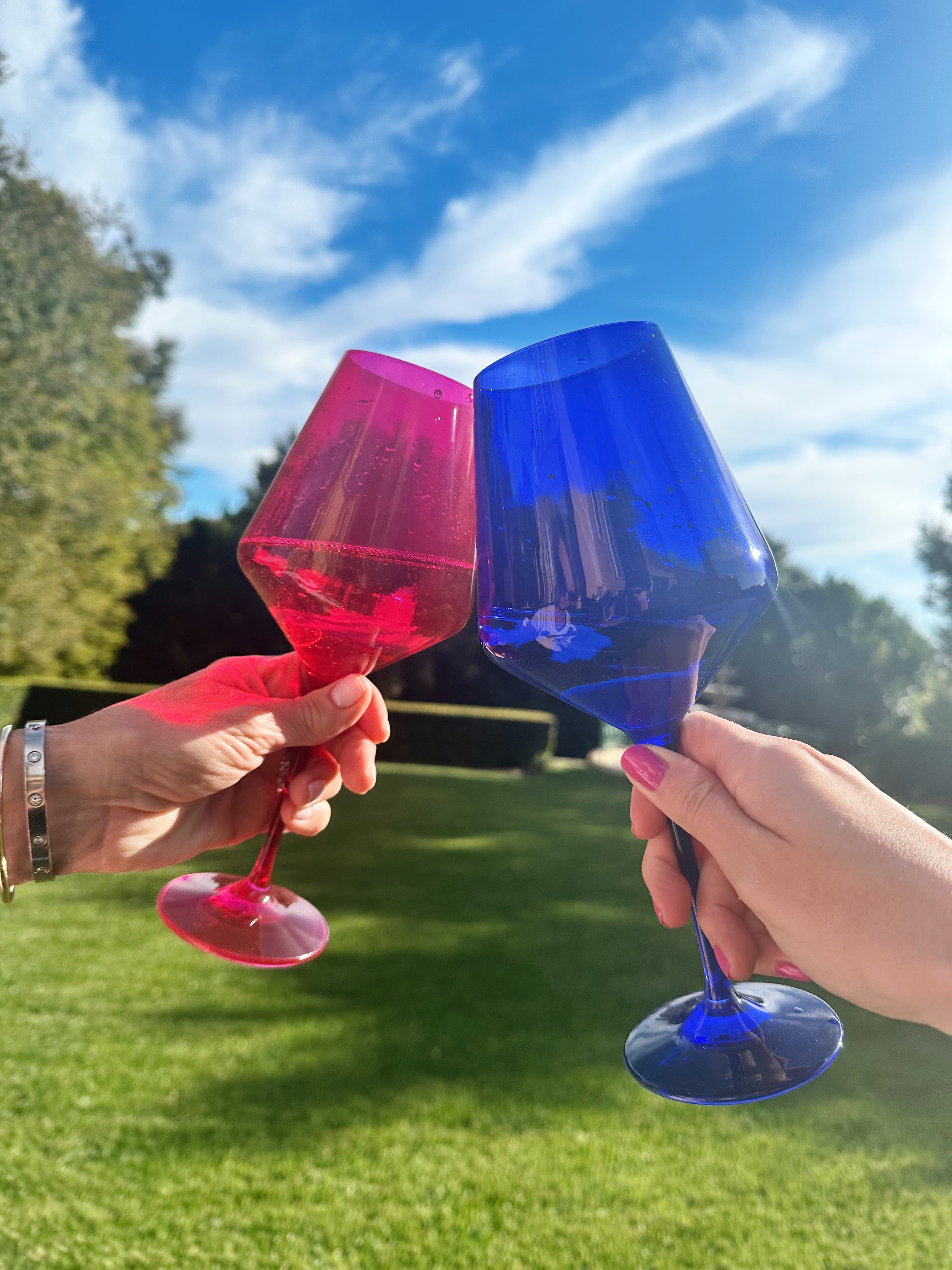 Estelle Colored Wine Stemware - Set of 6 {Mixed Set}