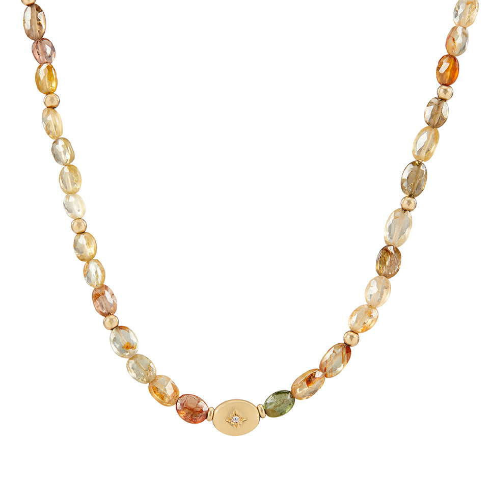 Citrine Beaded Necklace