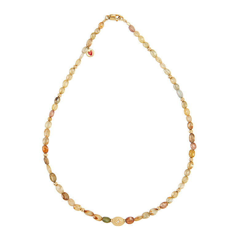 Citrine Beaded Necklace