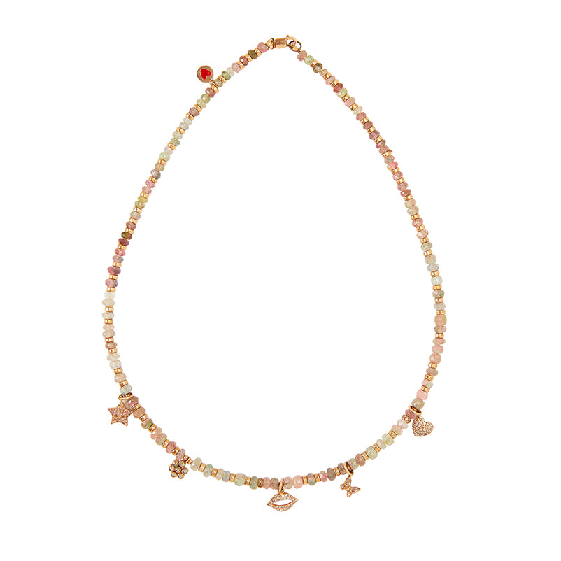Tourmaline Charm Necklace