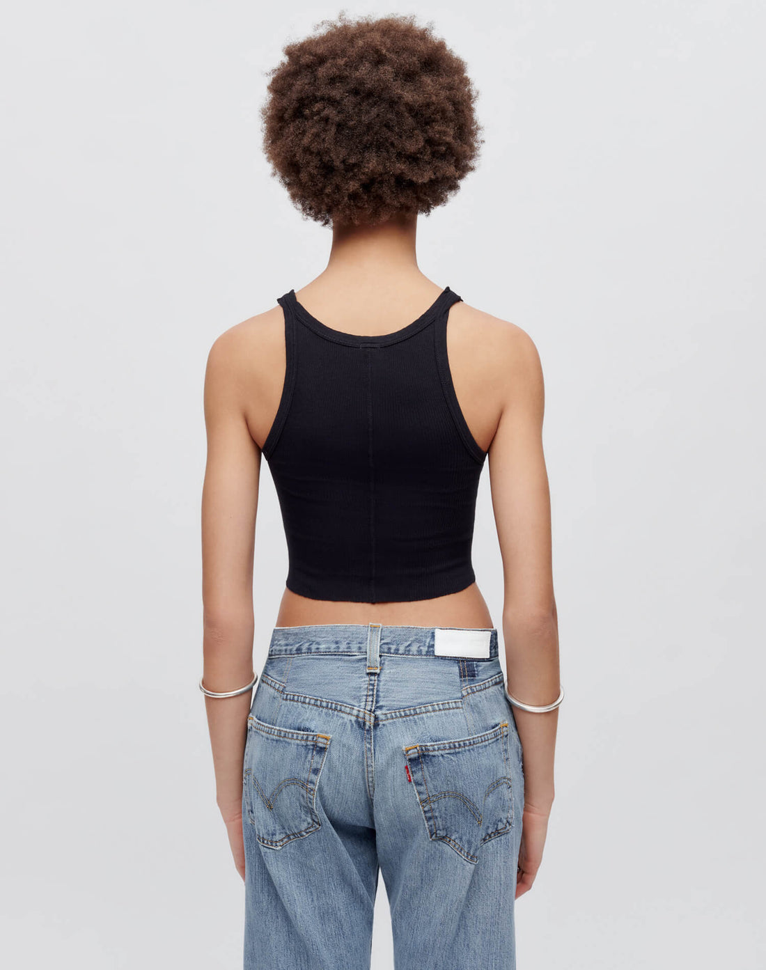 Cropped Ribbed Tank