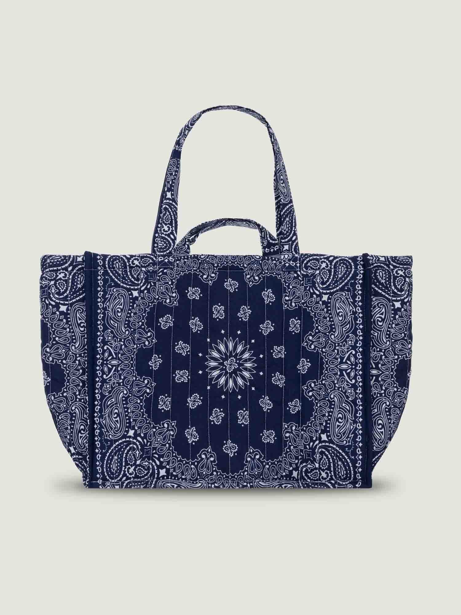 Maxi Quilted Happy Face Tote
