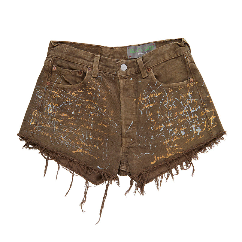 Graffiti Levi's Shorts