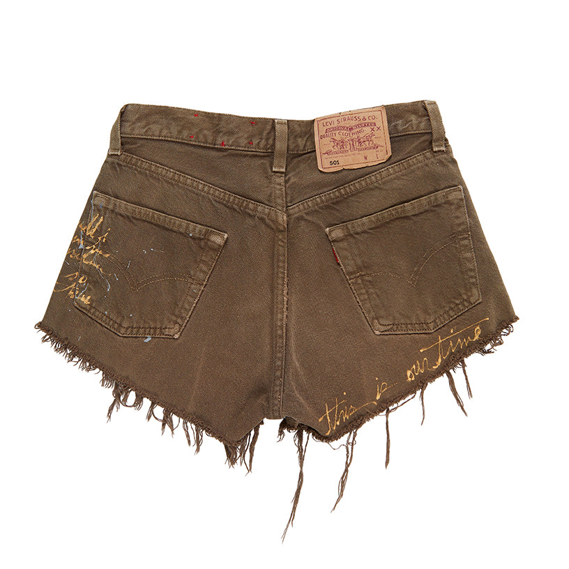 Graffiti Levi's Shorts