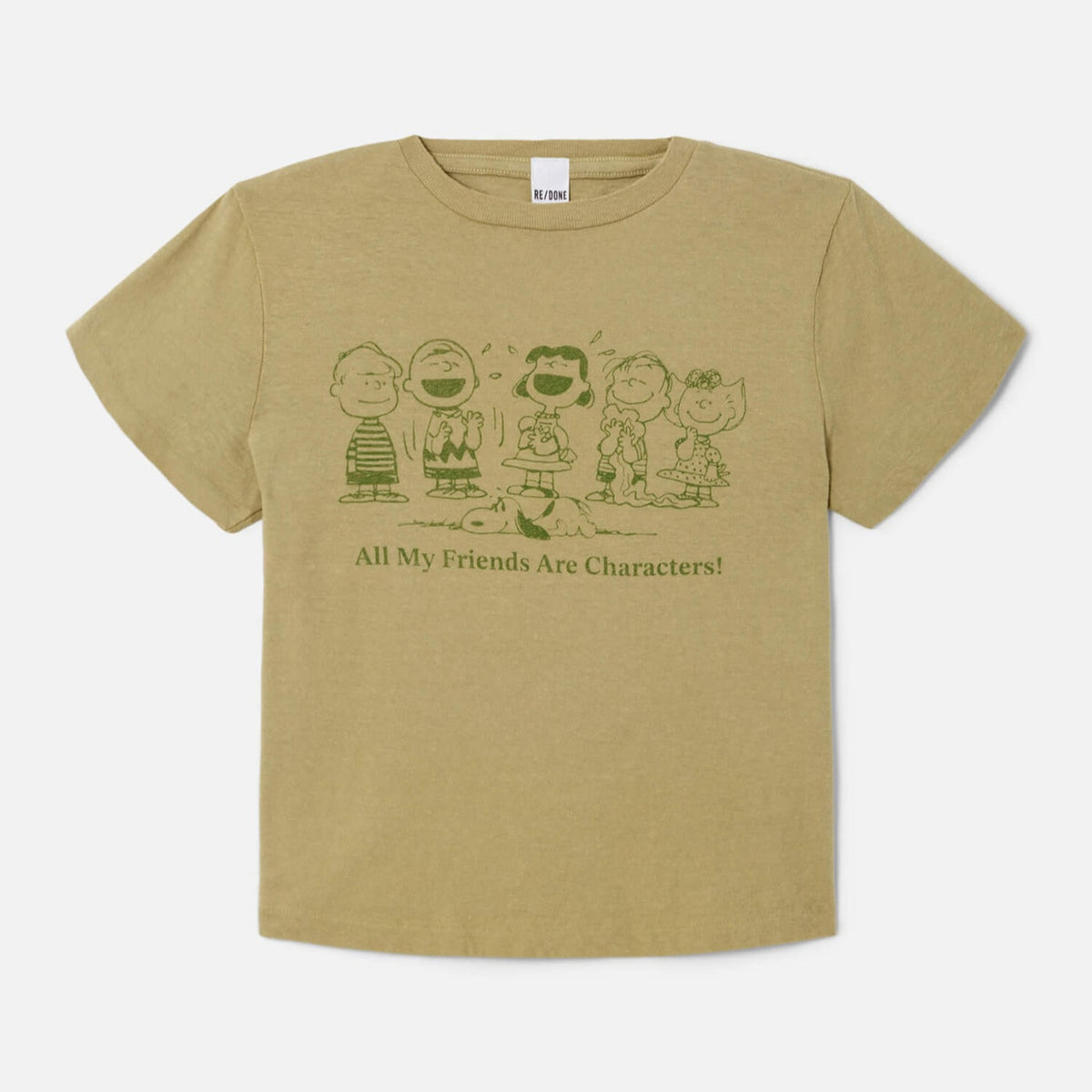 Re/Done Peanuts Characters Classic Tee