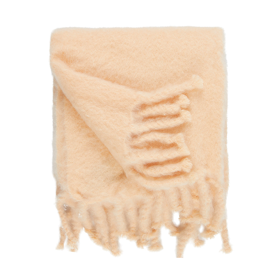 Mohair Throw with Tassels