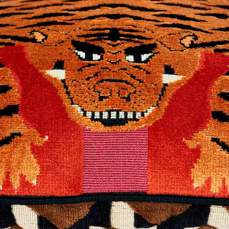 Jokhang Tiger Velvet Pillow