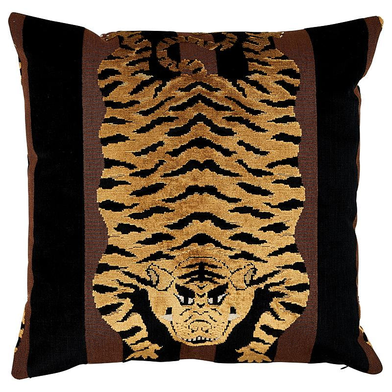 Jokhang Tiger Velvet Pillow