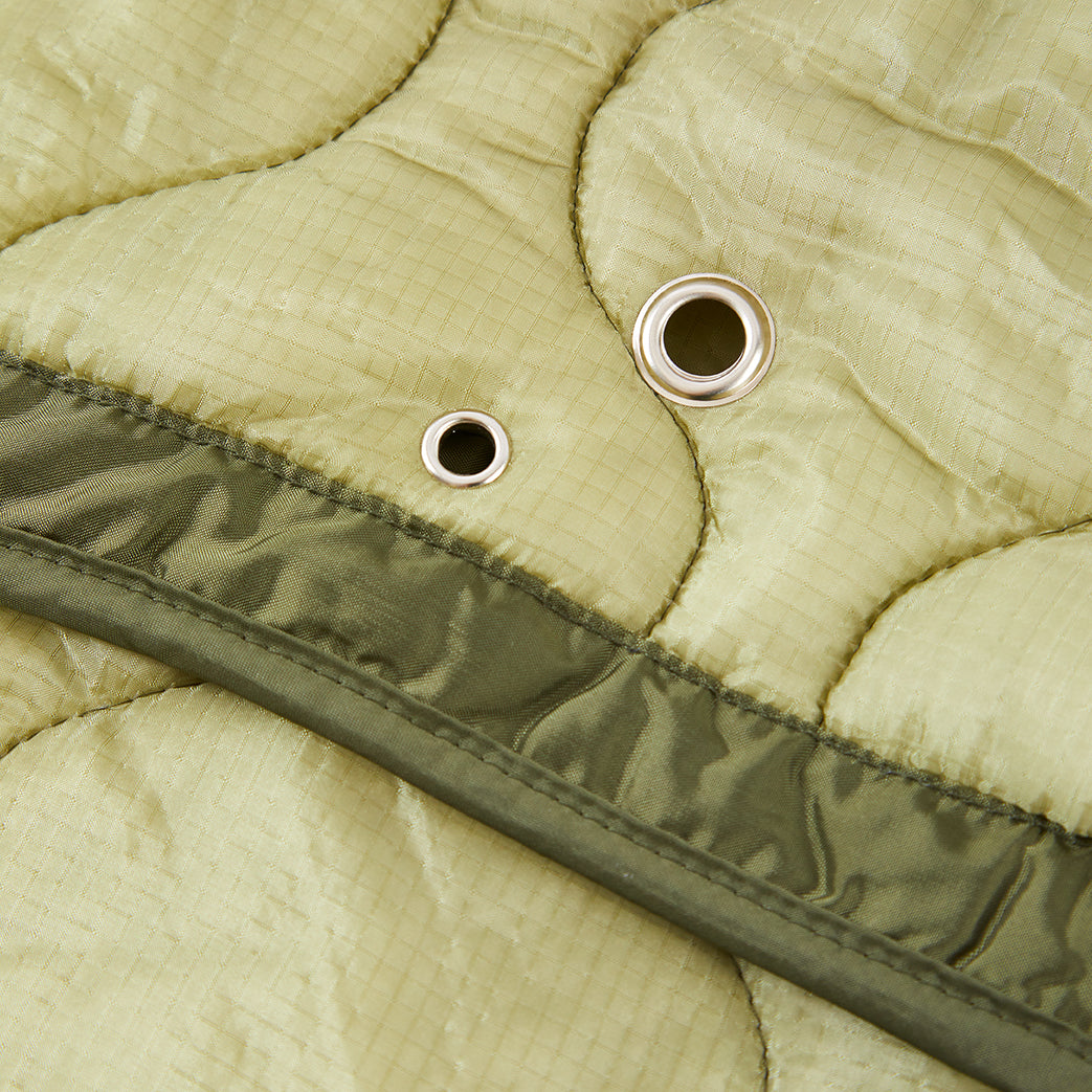 Military Liner Jacket with Grommets