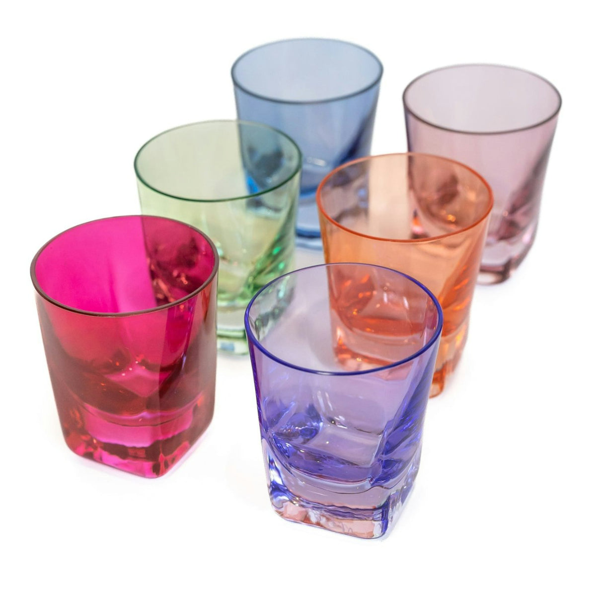 Estelle Colored Shot Glasses - Set of 6 {Mixed Set}