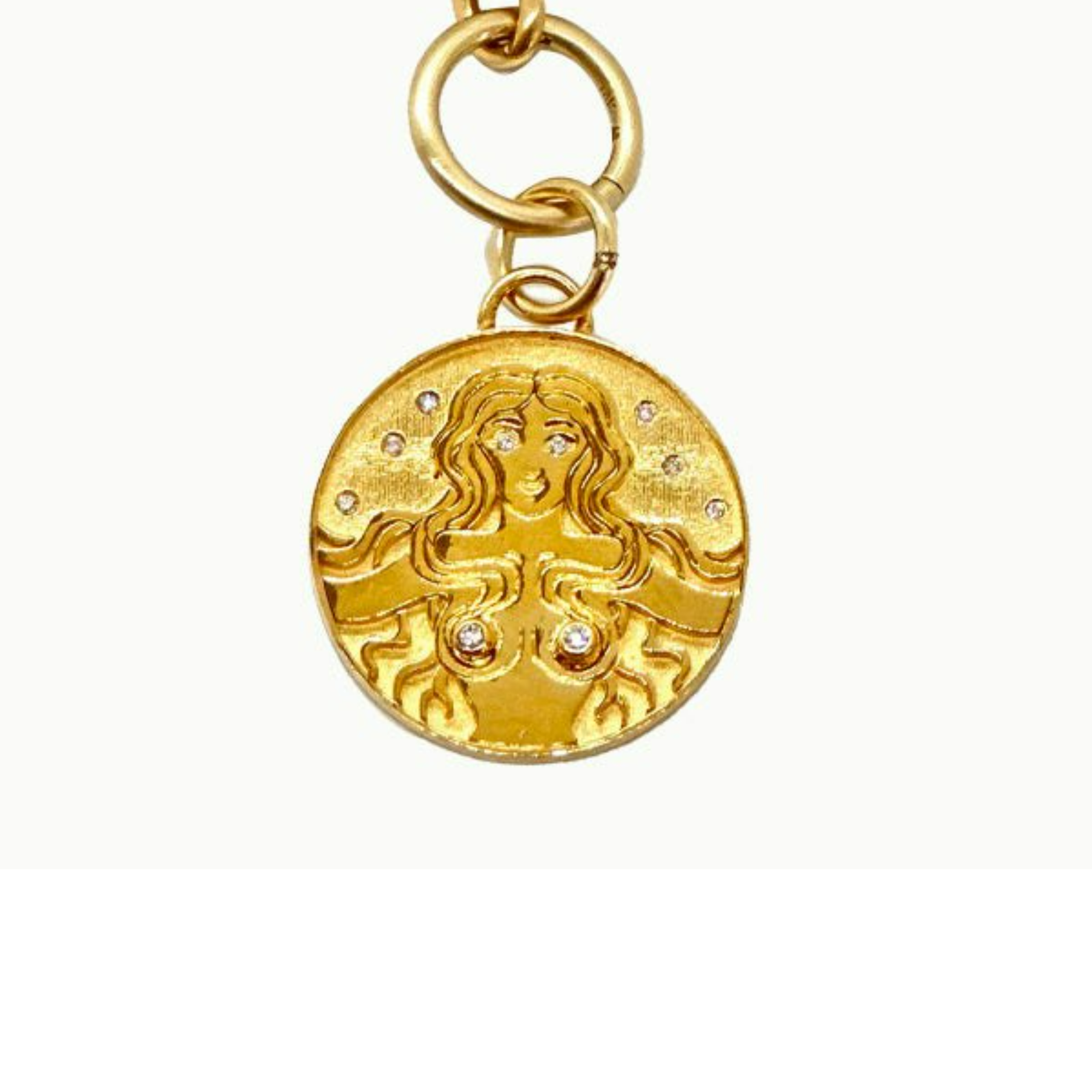 14K Mermaid Charm