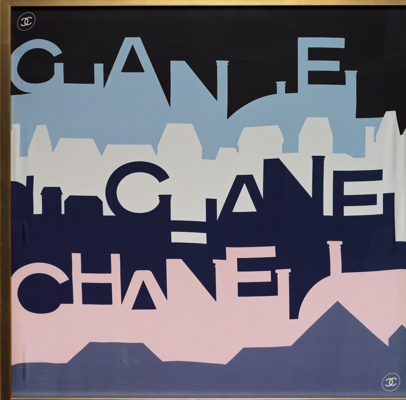 Chanel Framed Scarves