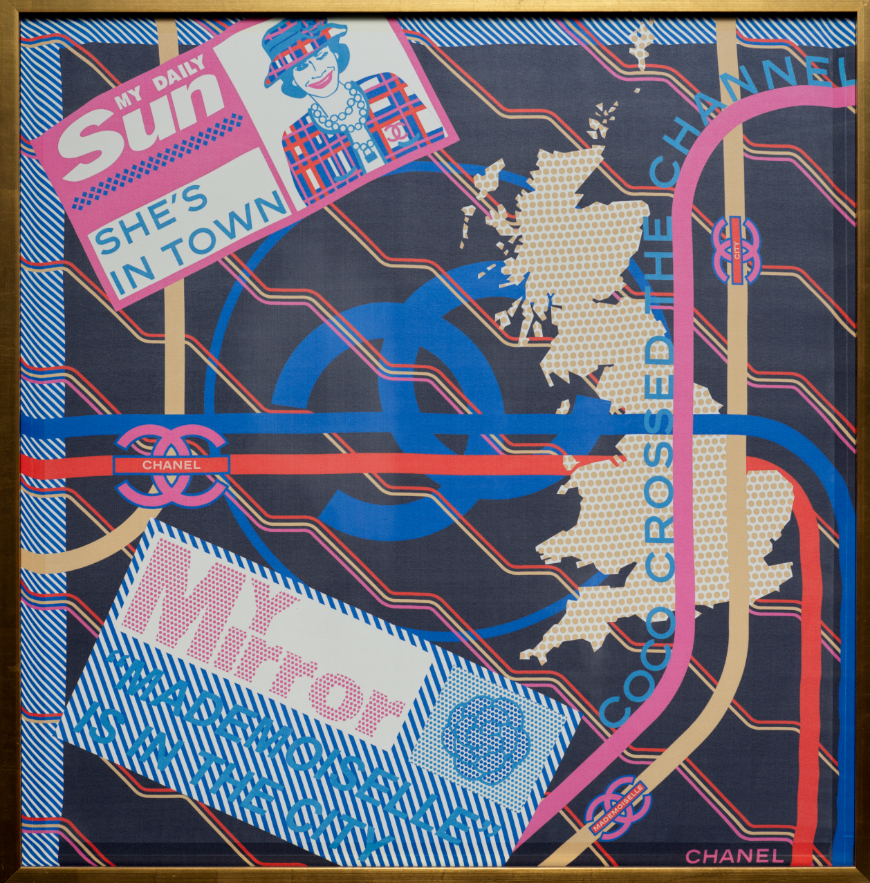 Chanel Framed Scarves