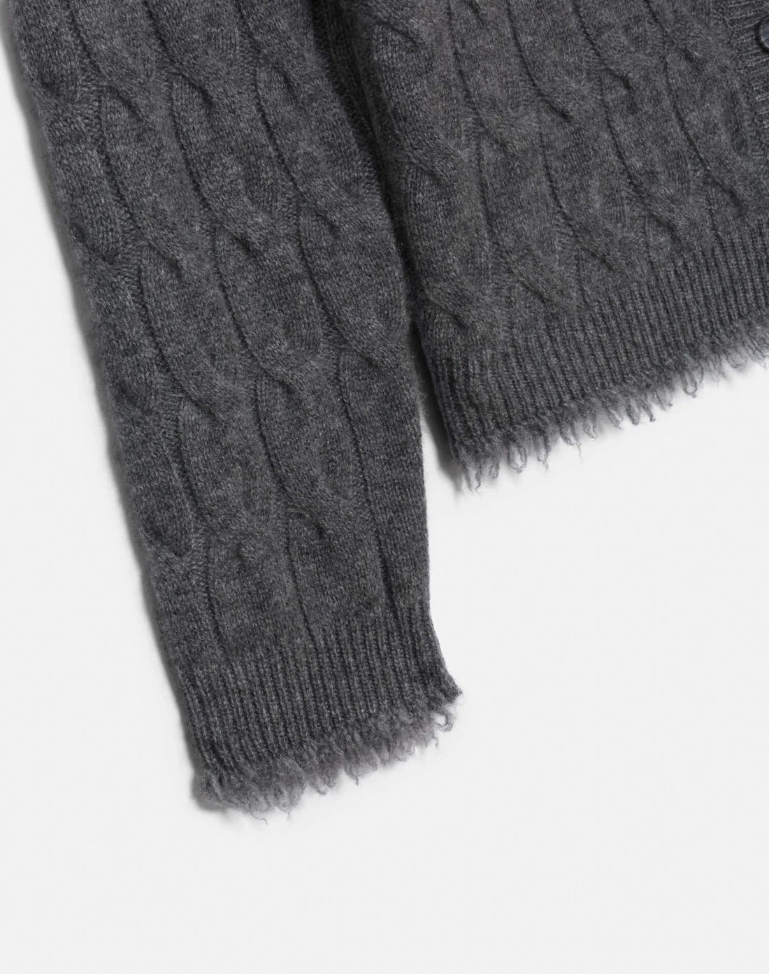 Cable V-Neck Cardigan