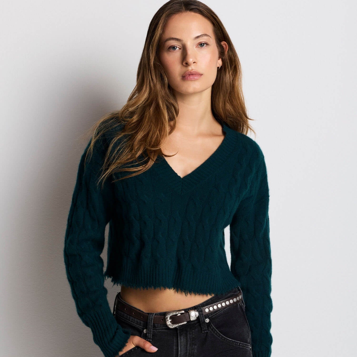 Zoe Cashmere V Neck