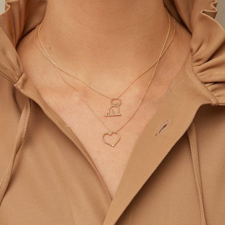 Corazón Brillante Necklace
