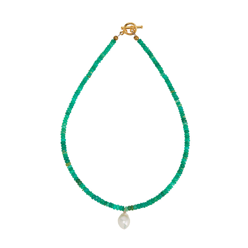 Green Opal & Pearl