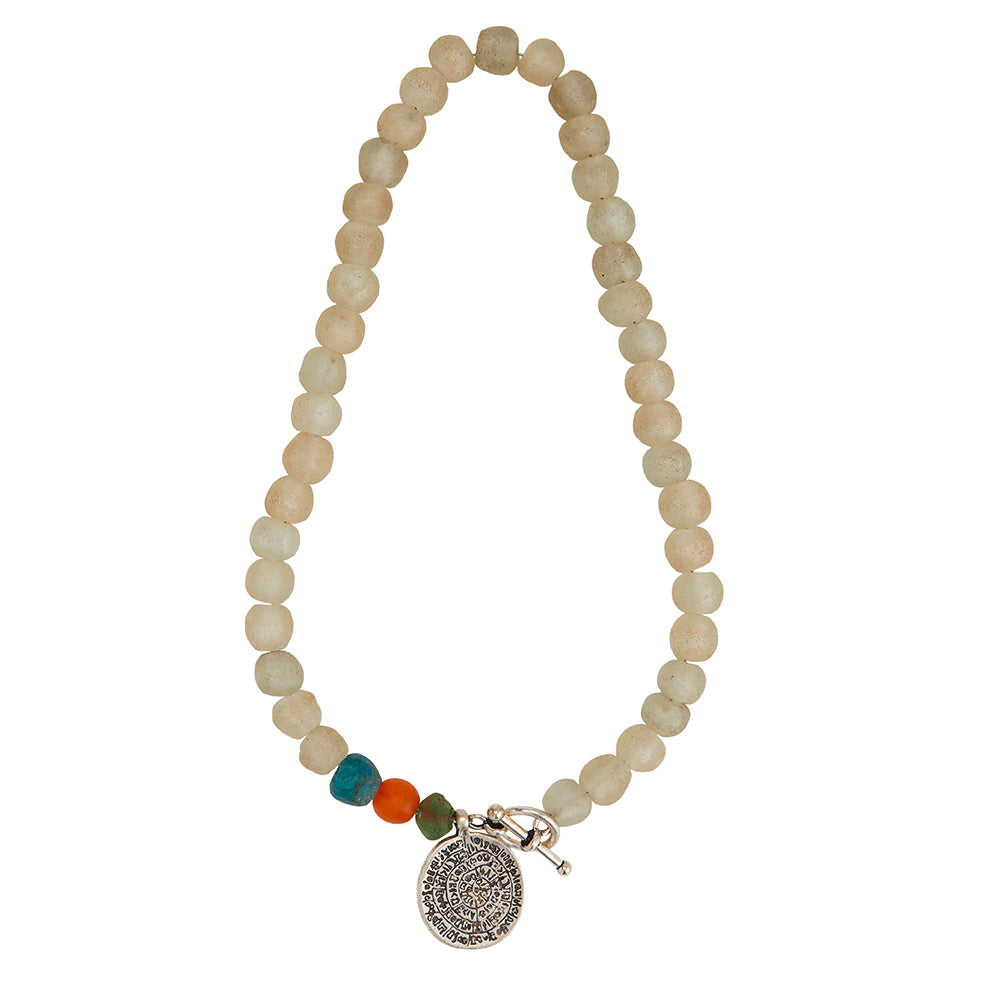 Coin Sea Foam Necklace