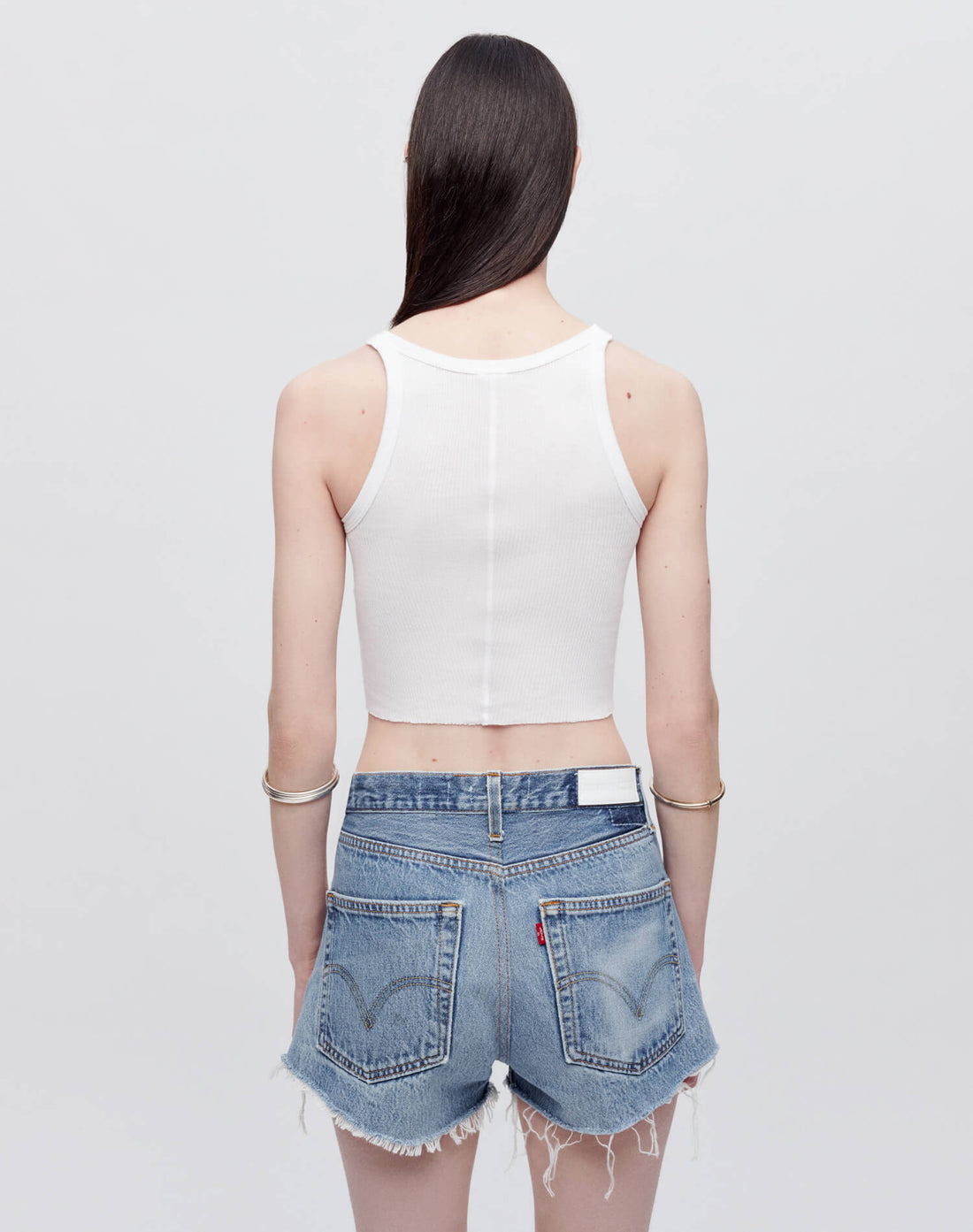 Cropped Ribbed Tank