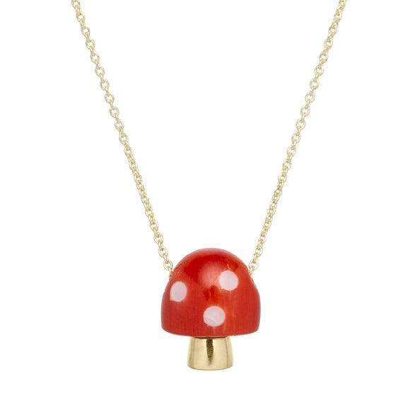 L'Amanita Red & White Necklace