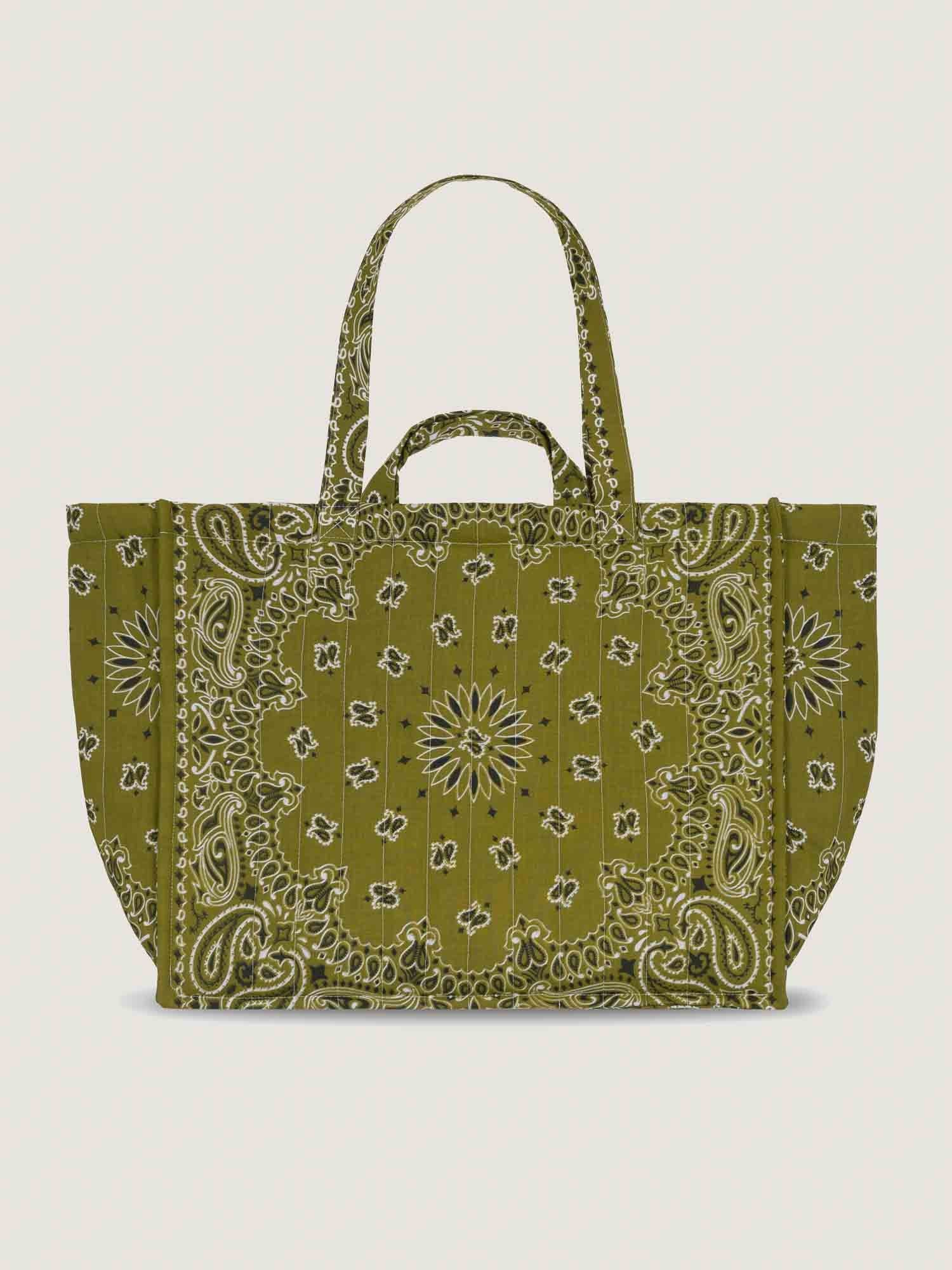 Maxi Quilted Happy Face Tote