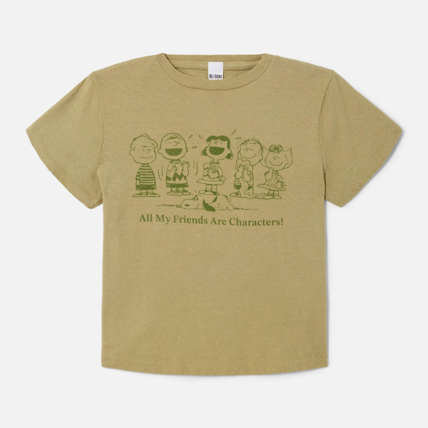 Re/Done Peanuts Characters Classic Tee
