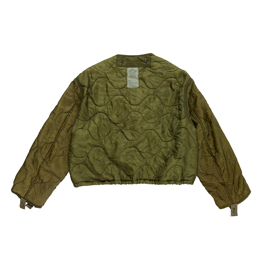 Military Liner Jacket with Drawstring