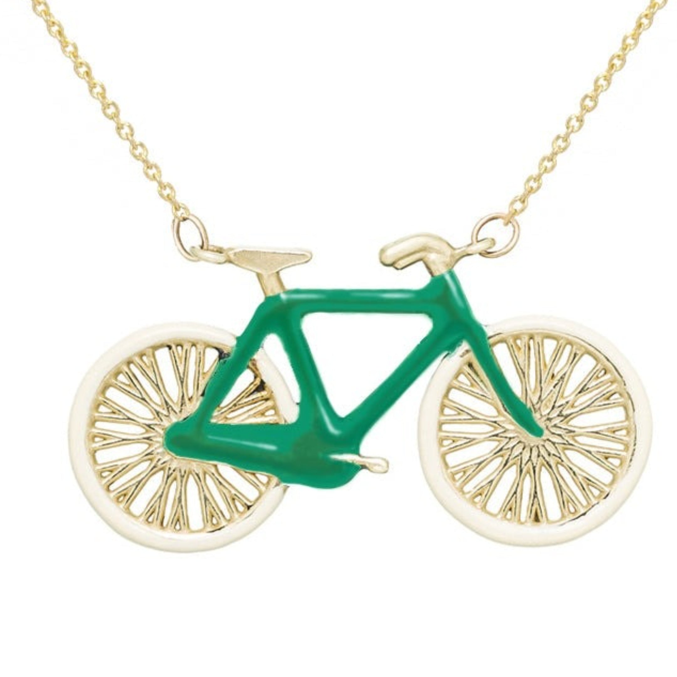 Bici Enamel Necklace