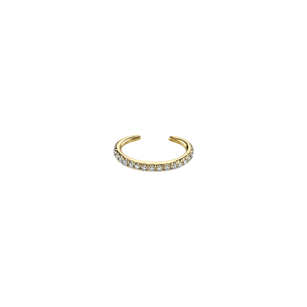 Reloaded Ear Cuff with White Pavé Diamonds