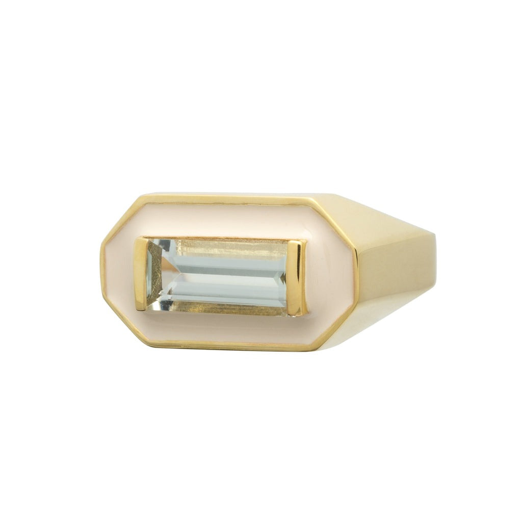Deco Maxi Baguette Ring