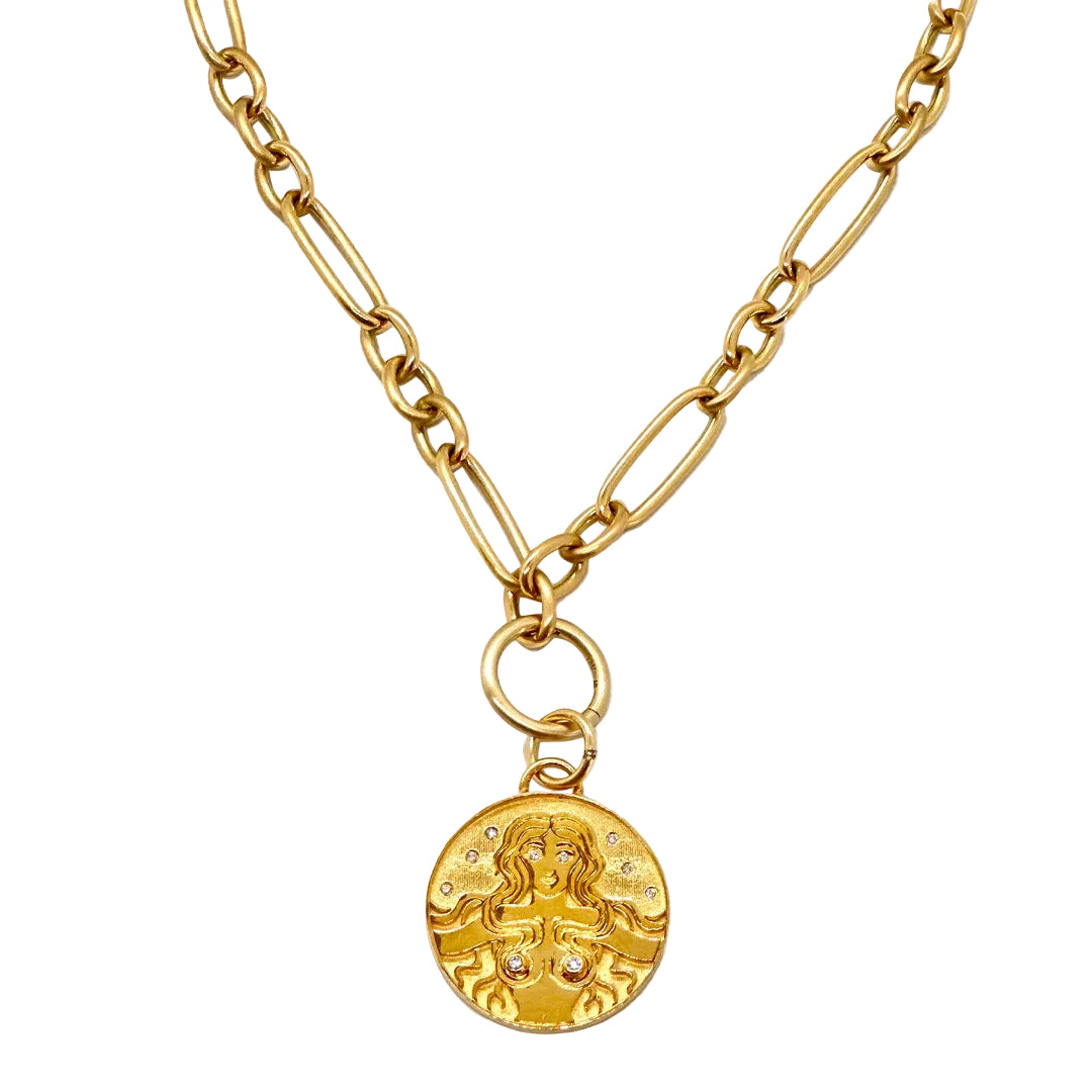 14K Mermaid Charm